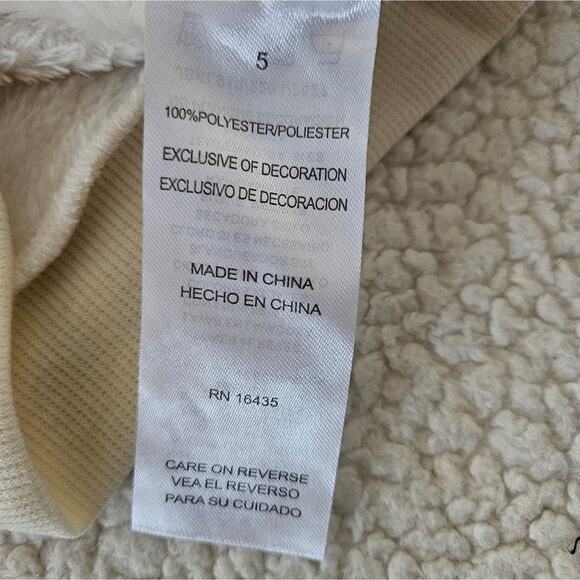 Kensie Girl sequined black cat cream sweater size 5 girls - Picture 4 of 6